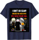 I Don’t Do Scary Funny Mom of Autism Halloween Design T-Shirt - T-Shirt | Navy