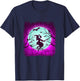 Golf Witch Riding Golf Stick Funny Halloween Golf Player T-Shirt - T-Shirt | Navy