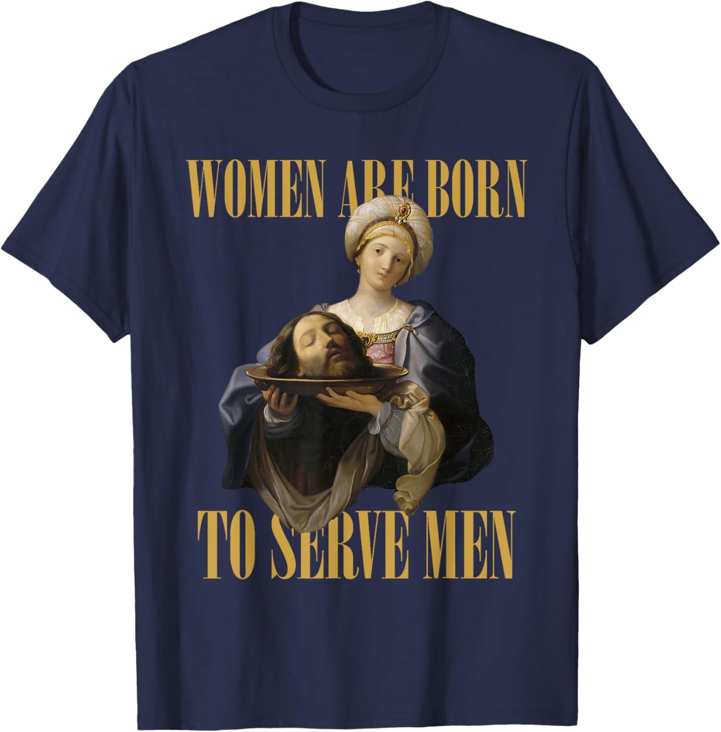Born To Serve Men Christian Boss Girl Motivational Funny T-Shirt - T-Shirt | Navy