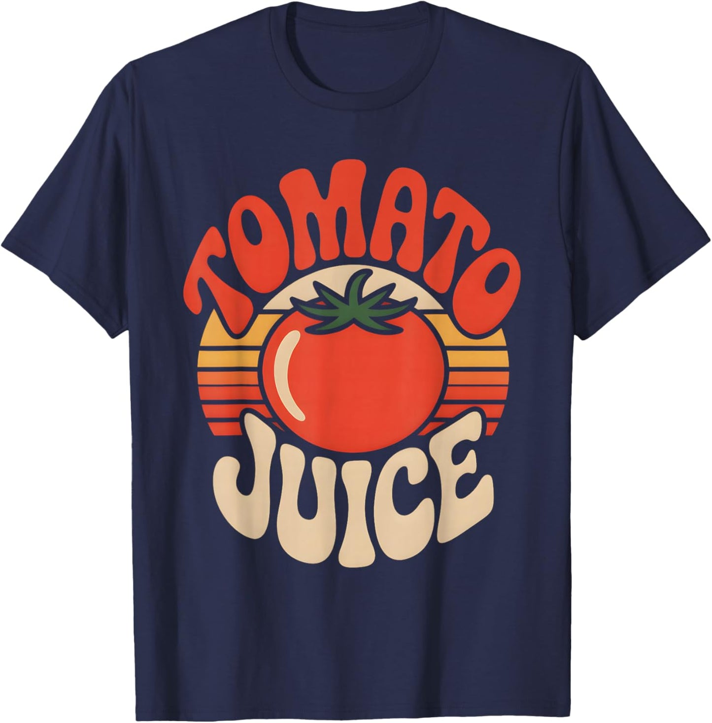 Jus de Tomate rétro T-Shirt - T-Shirt | Navy