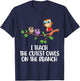 I Teach The Cutest Owls On The Branch T-Shirt - T-Shirt | Navy