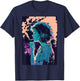 Japanese Vaporwave Sad Anime Girl Indie Aesthetic Otaku T-Shirt - T-Shirt | Navy