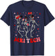 Skeleton MRI Radiology MRI Technologist MRI Tech Valentines T-Shirt - T-Shirt | Navy