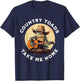 Country Toads Take Me Home Funny Country Music Toad T-Shirt - T-Shirt | Navy