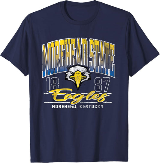 Morehead State Eagles Kicking It Royal Officially Licensed T-Shirt - T-Shirt | Navy