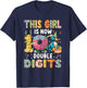 Girl Costume 10 Double Digits Funny 10th Birthday Duck T-Shirt - T-Shirt | Navy