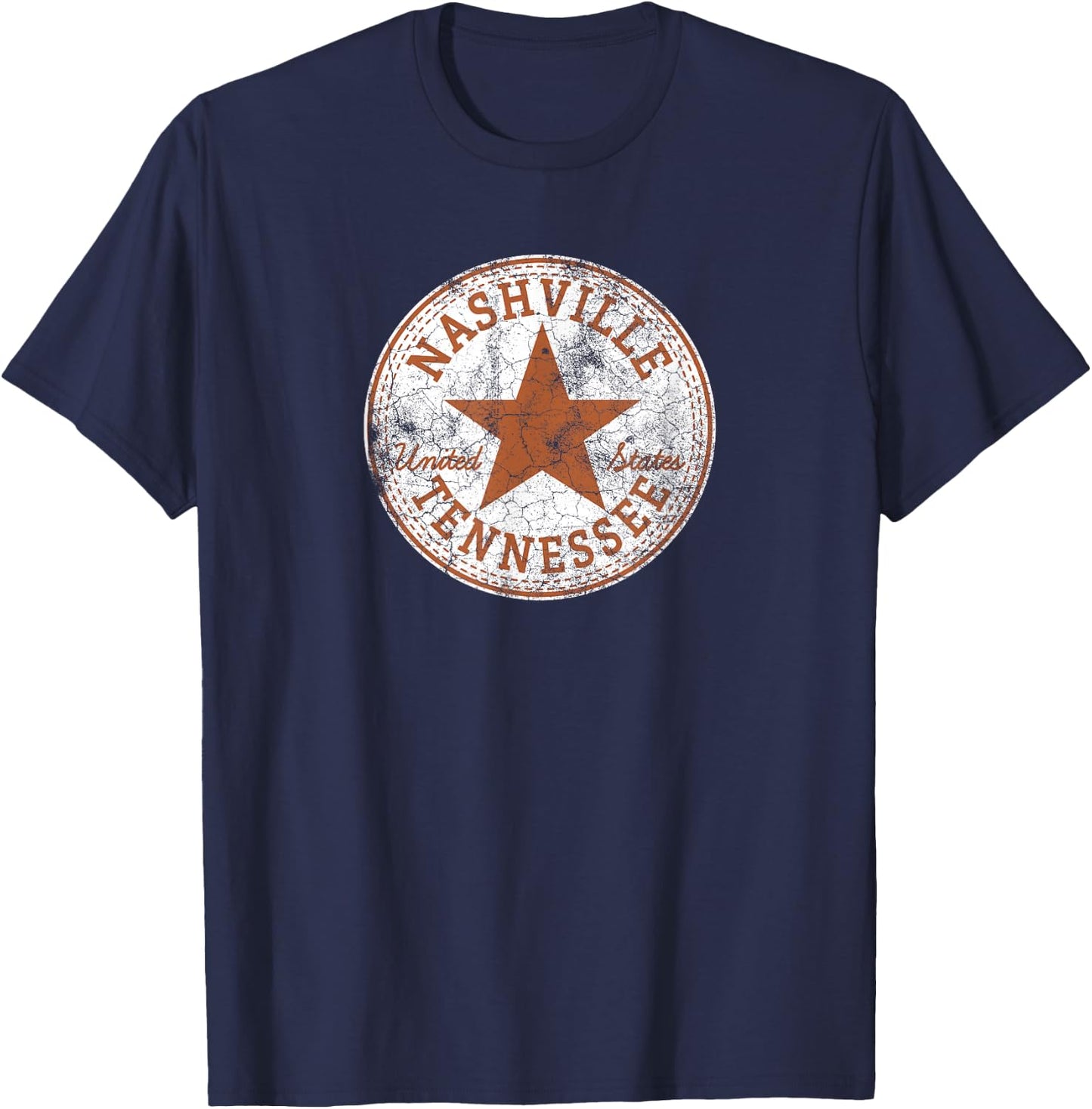Nashville Tennessee Country Music City United States Outfit T-Shirt - T-Shirt | Navy