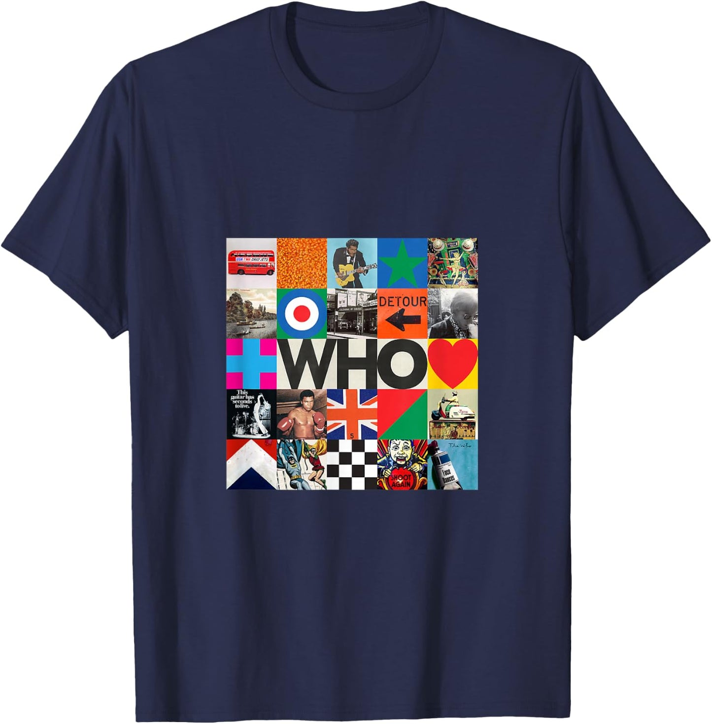 The Who Official 2019 Who Album Cover T-Shirt - T-Shirt | Navy