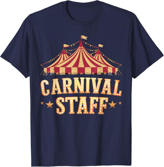 Circus Matching Carnival Staff T-Shirt - T-Shirt | Navy