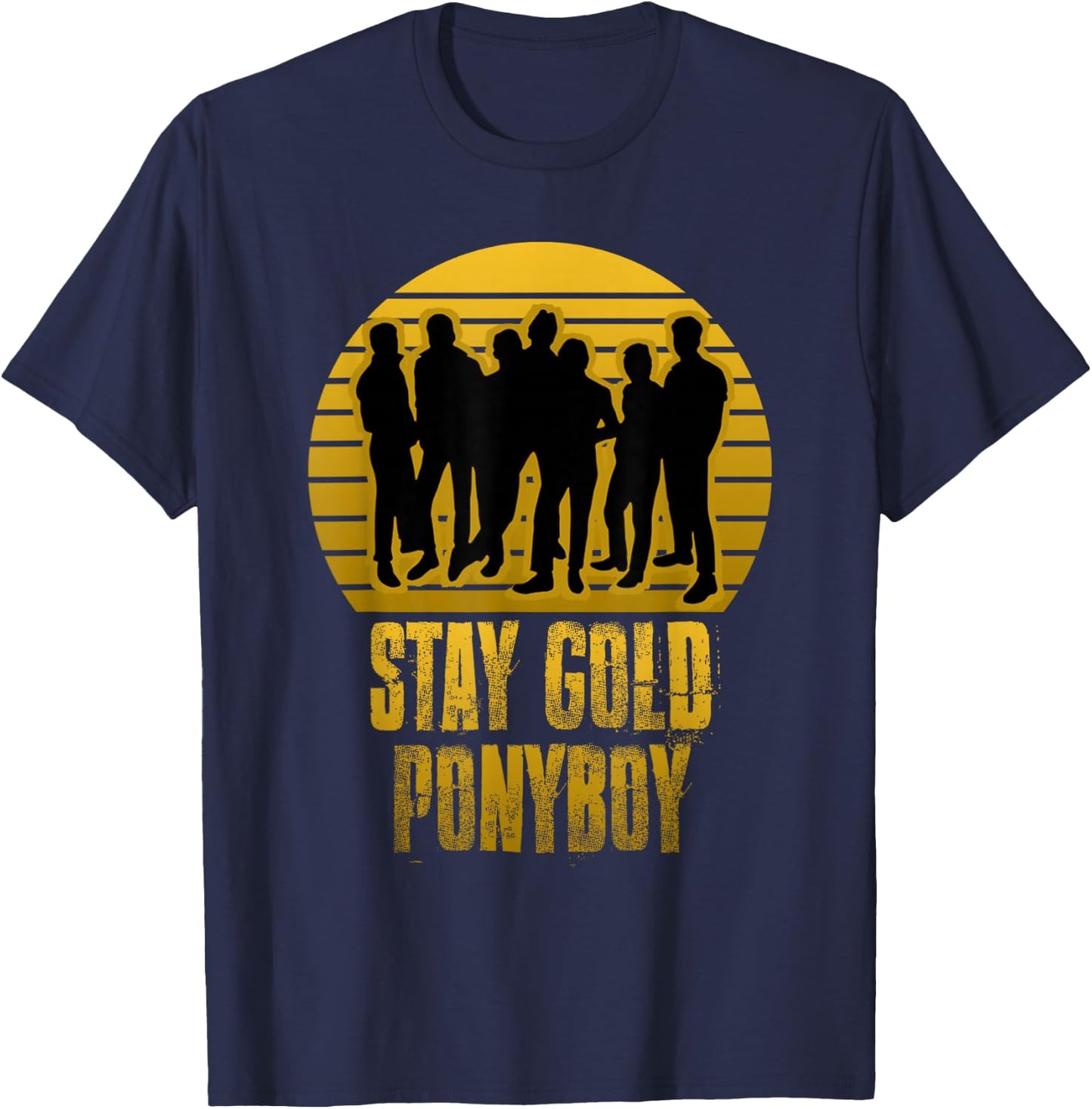 Stay Gold Ponyboy Vintage T-Shirt - T-Shirt | Navy