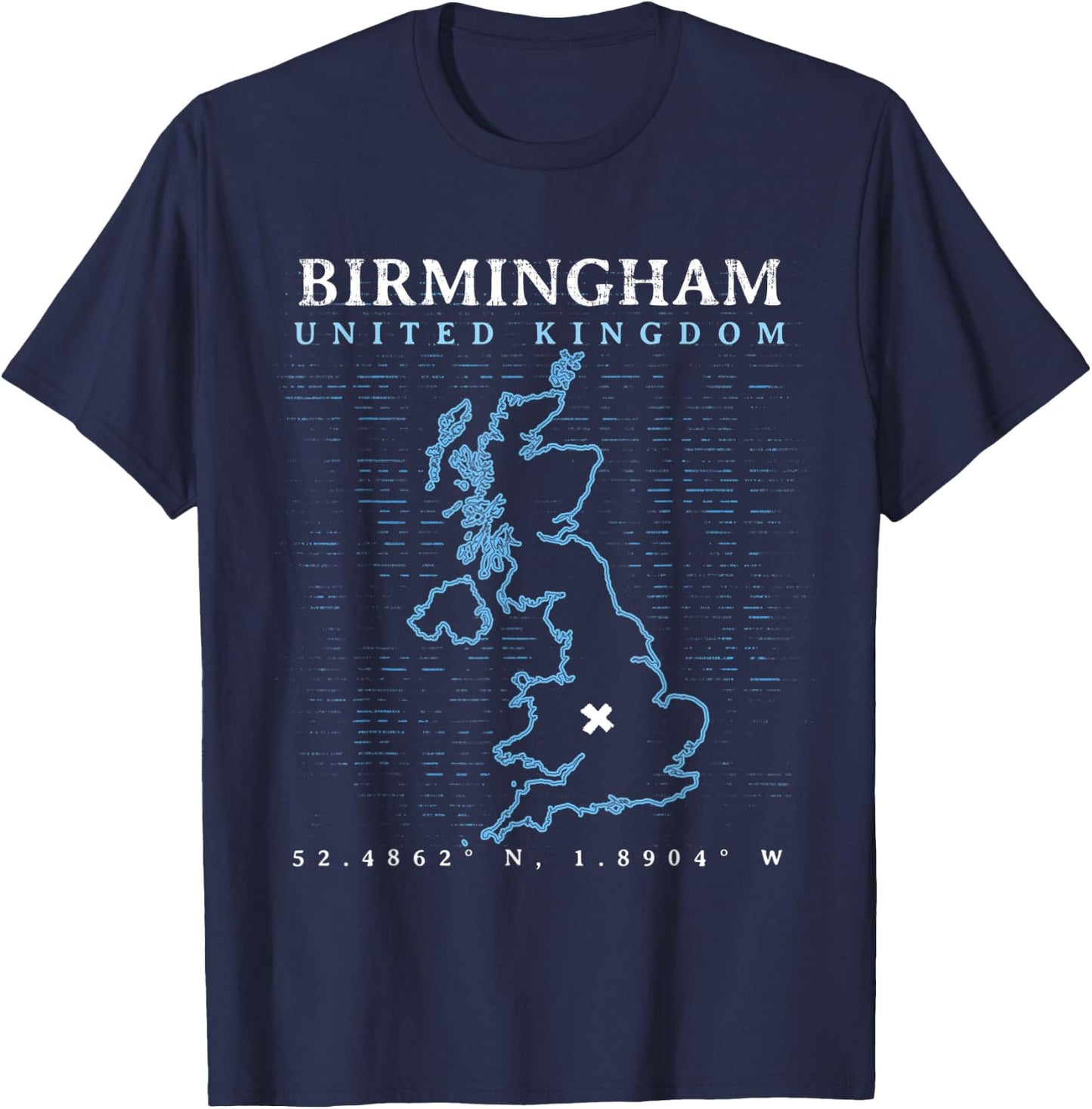 UK Birmingham T-Shirt - T-Shirt | Navy