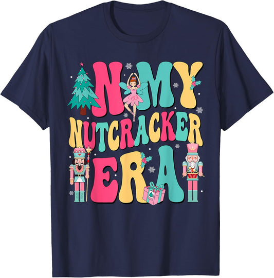Pink Nutcracker Squad In My Nutcracker Era Pink Christmas T-Shirt - T-Shirt | Navy
