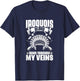 Iroquois Blood - Native Pride American Indian Tribe T-Shirt - T-Shirt | Navy