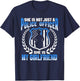 My Girlfriend Is A Police Officer - Proud Police Boyfriend T-Shirt - T-Shirt | Navy