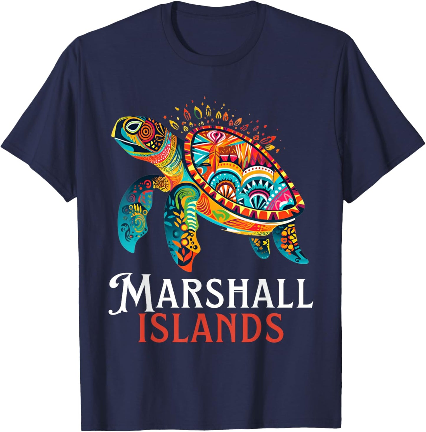 Marshall Islands Souvenir / Marshall Islands T-Shirt - T-Shirt | Navy