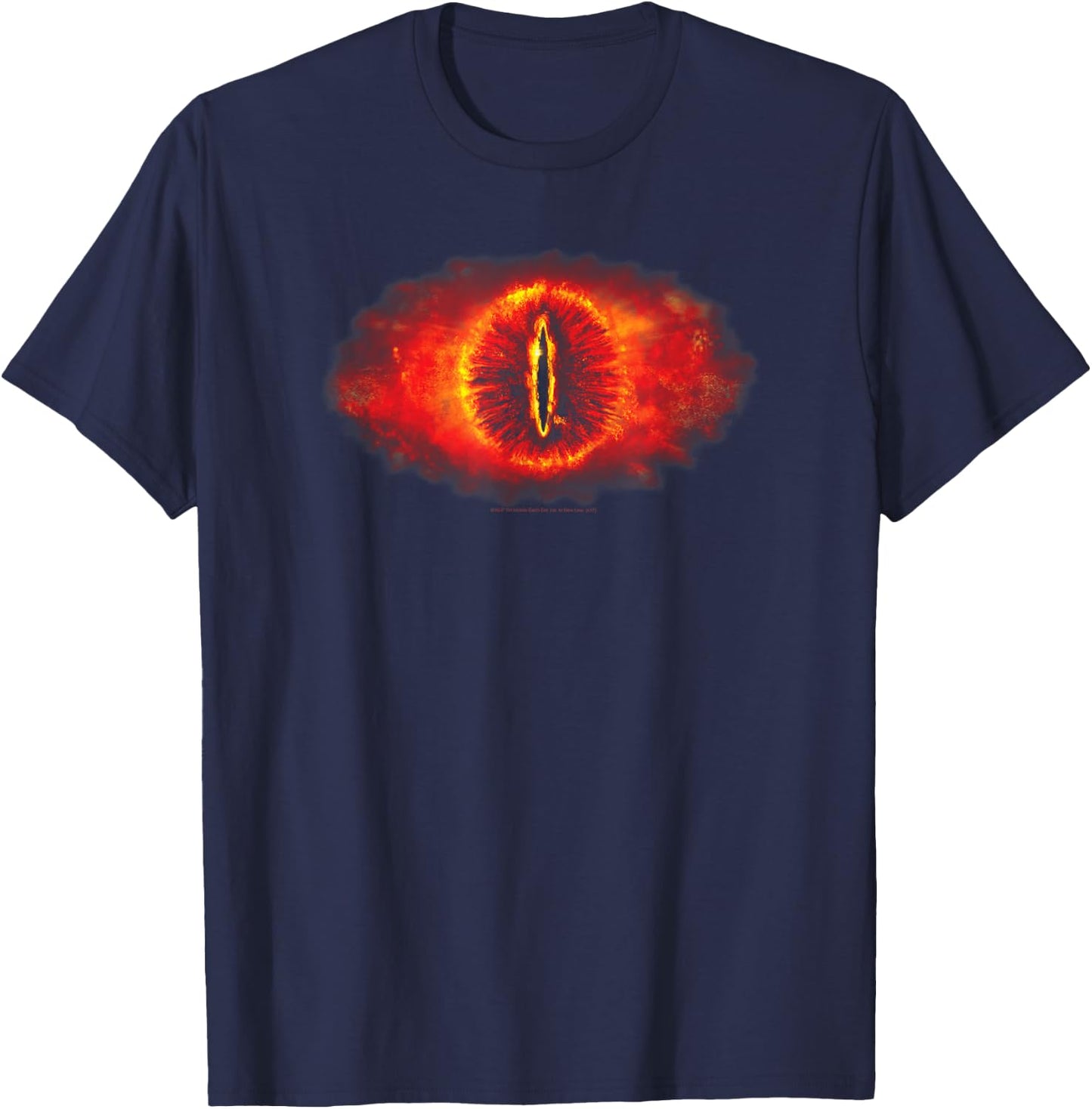 Lord of The Rings Eye of Sauron T-Shirt - T-Shirt | Navy