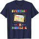 Groovy Speech Language Pathologist Everyday I'm Modeling Slp T-Shirt - T-Shirt | Navy