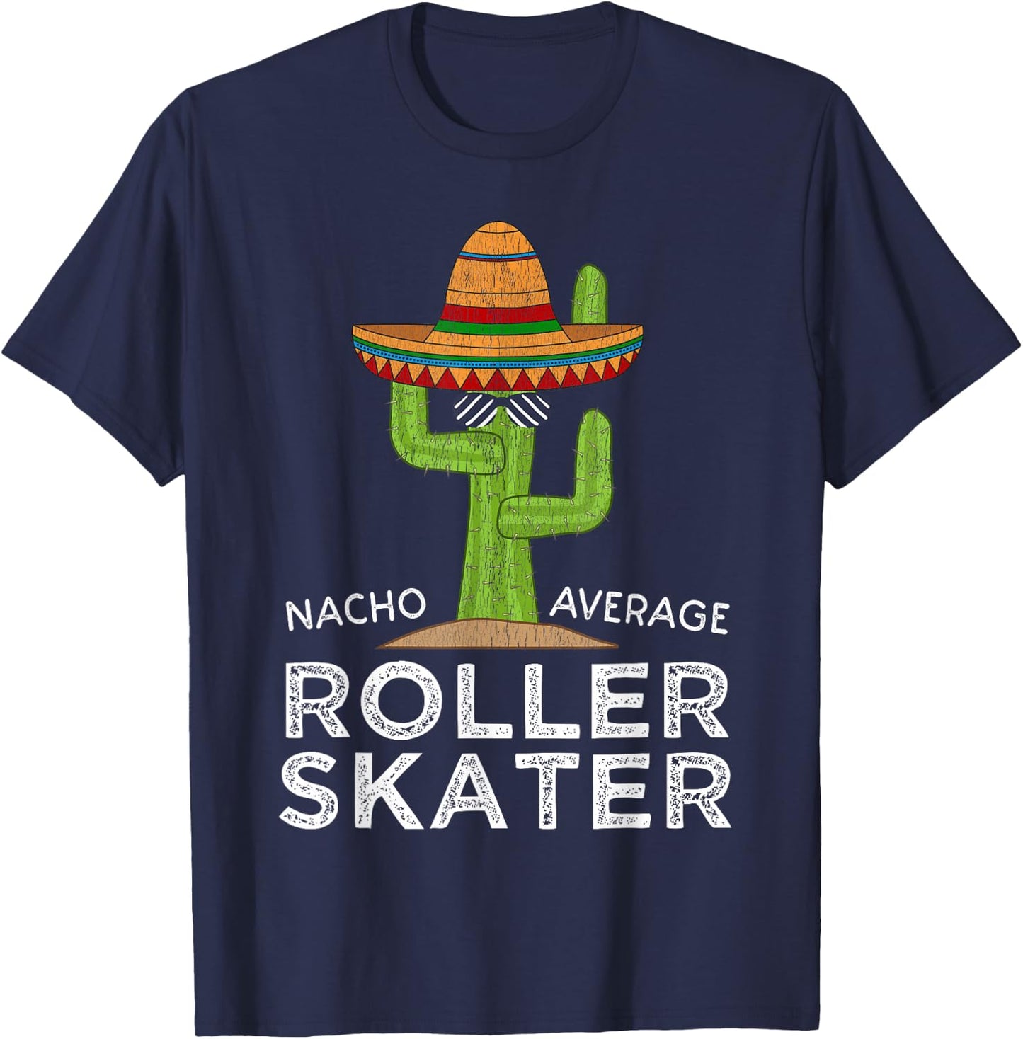 Fun Roller Skating Lover Humor Saying | Funny Roller Skater T-Shirt - T-Shirt | Navy
