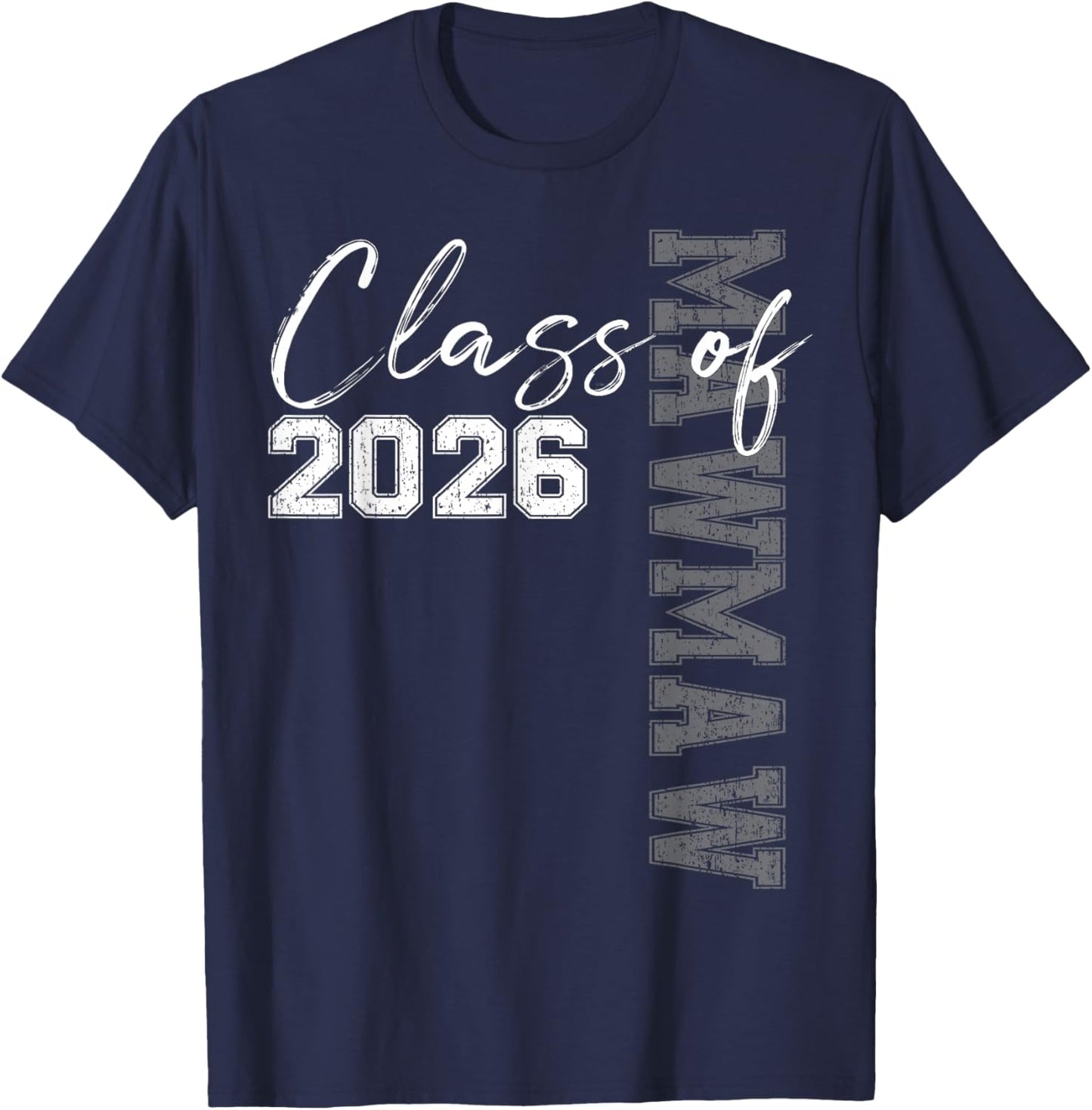 Proud Mawmaw Of A Class Of 2026 Graduate Senior 26 T-Shirt - T-Shirt | Navy