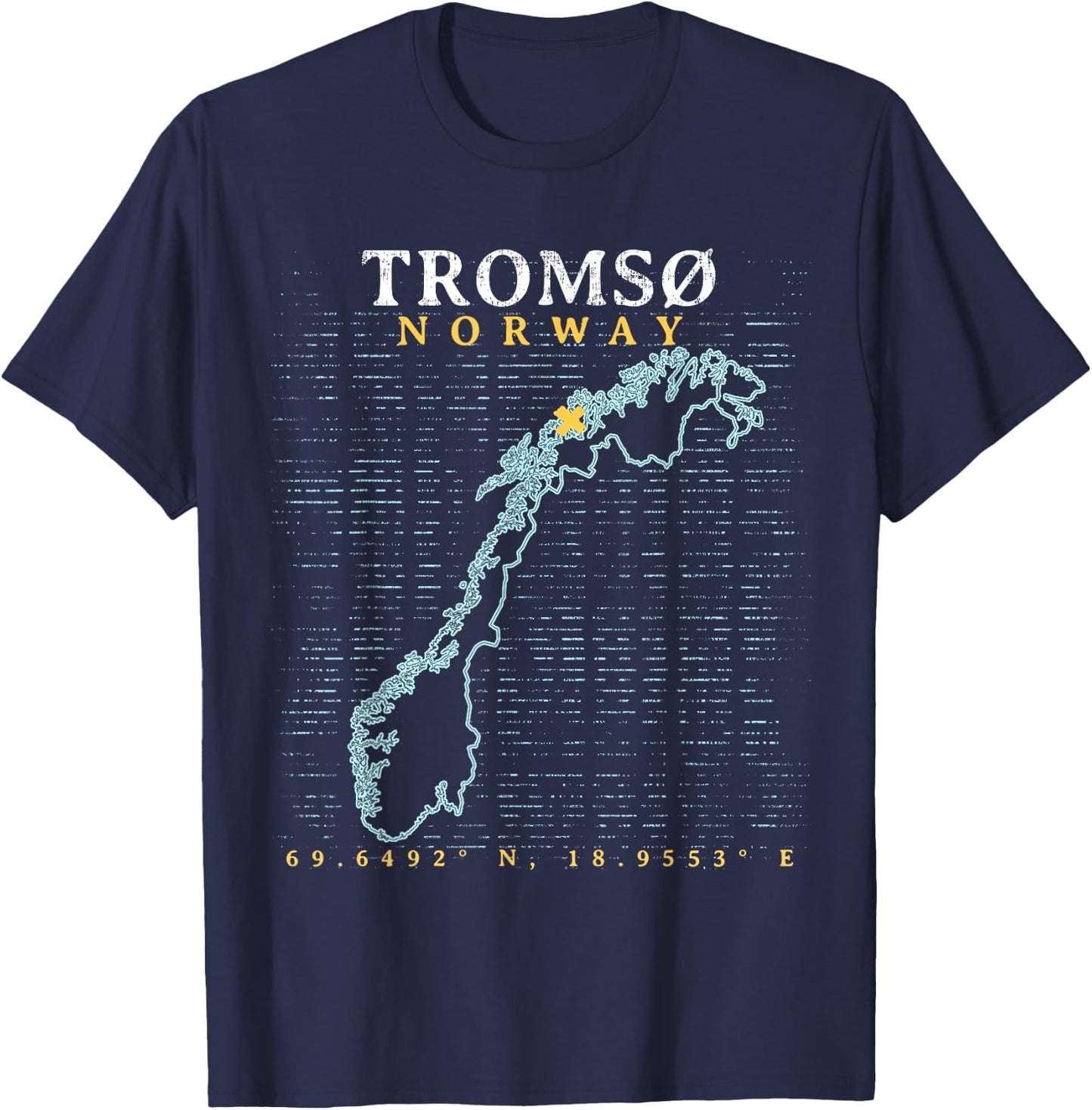 Norway Tromso T-Shirt - T-Shirt | Navy