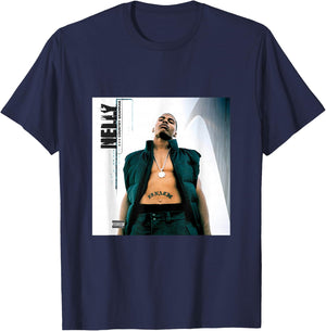 Nelly's Country Grammar Album Cover Derrty Entertainment T-Shirt - T-Shirt | Navy