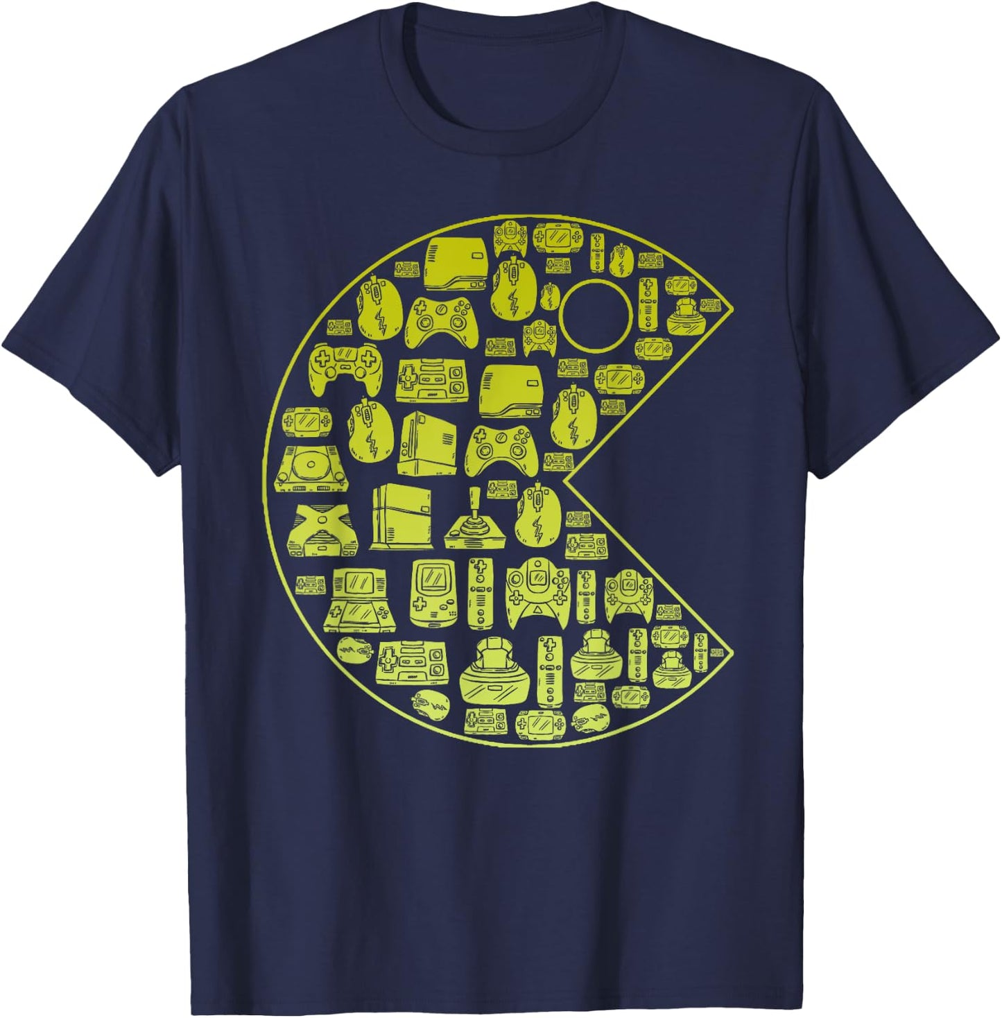 Vintage Video Game Player 1980 Retro Millennial Gamer T-Shirt - T-Shirt | Navy