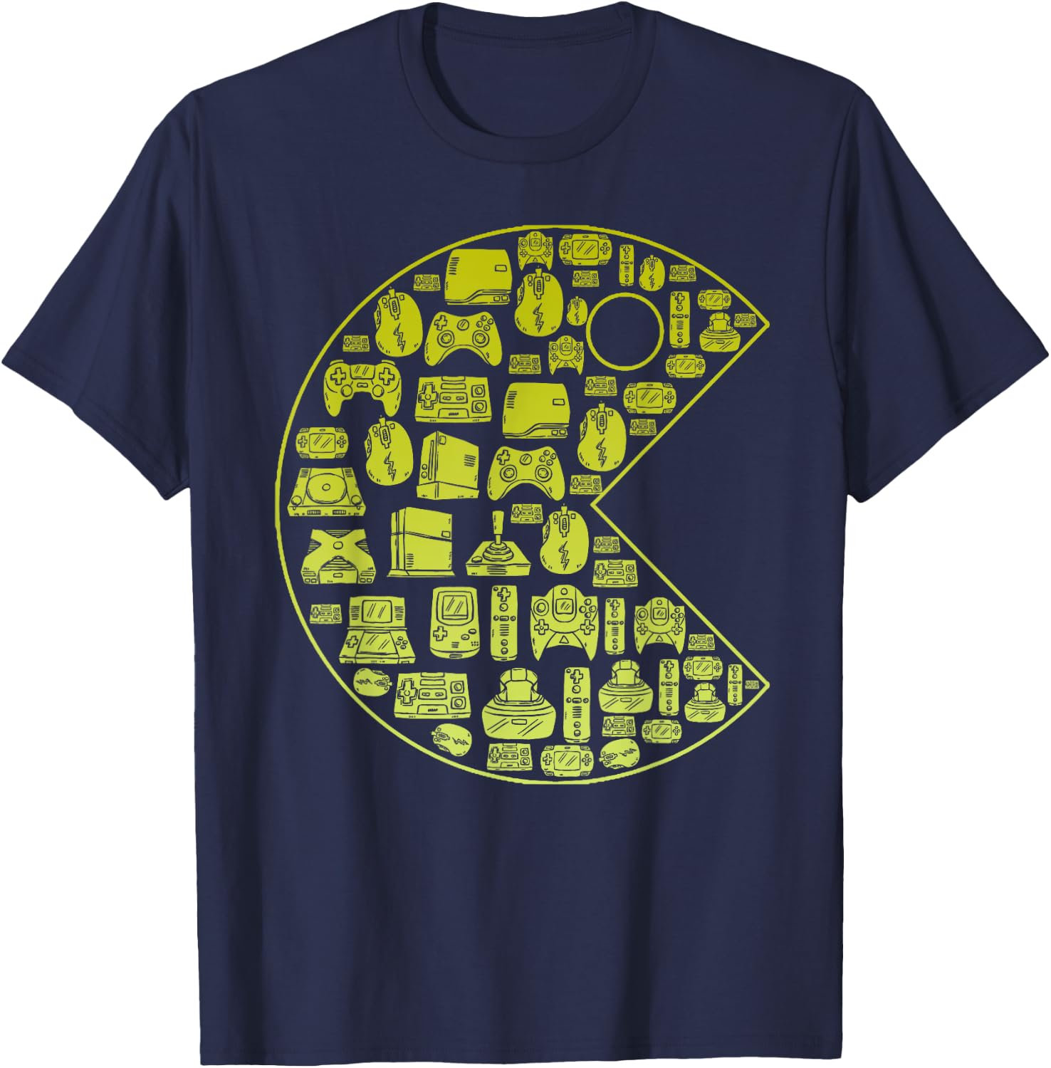 Vintage Video Game Player 1980 Retro Millennial Gamer T-Shirt - T-Shirt | Navy