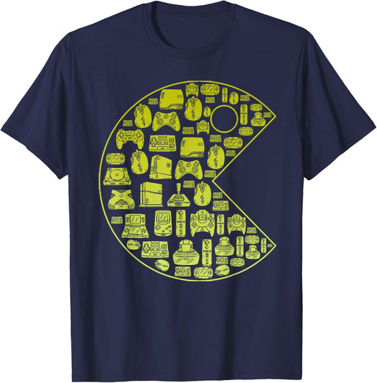 Vintage Video Game Player 1980 Retro Millennial Gamer T-Shirt - T-Shirt | Navy
