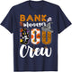 Bank Manager Boo Crew Halloween Matching Banker T-Shirt - T-Shirt | Navy