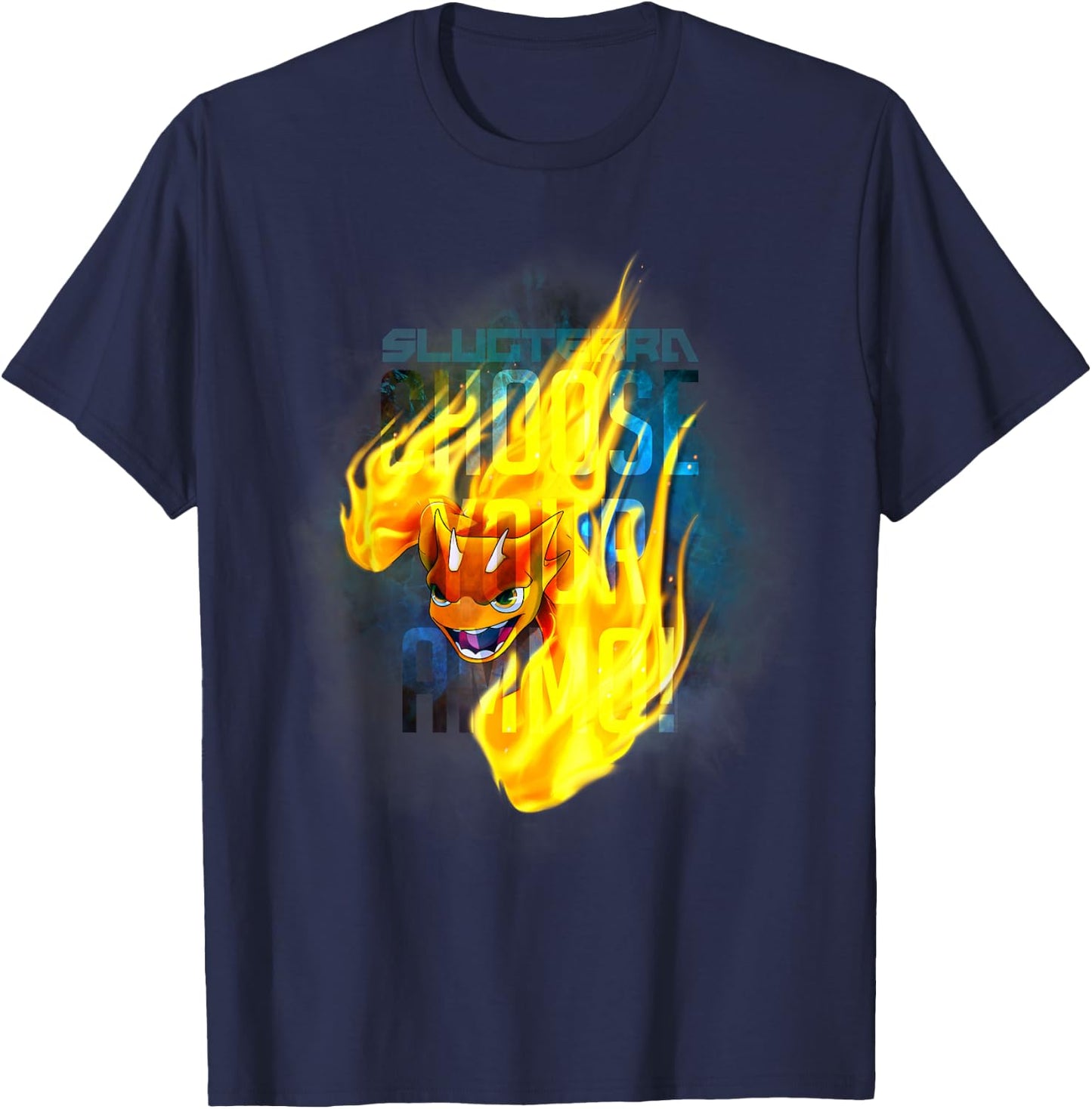 Slugterra - Choose Your Ammo - Burpy T-Shirt - T-Shirt | Navy