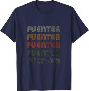 Love Heart Fuentes Grunge Vintage Style Black Fuentes T-Shirt - T-Shirt | Navy