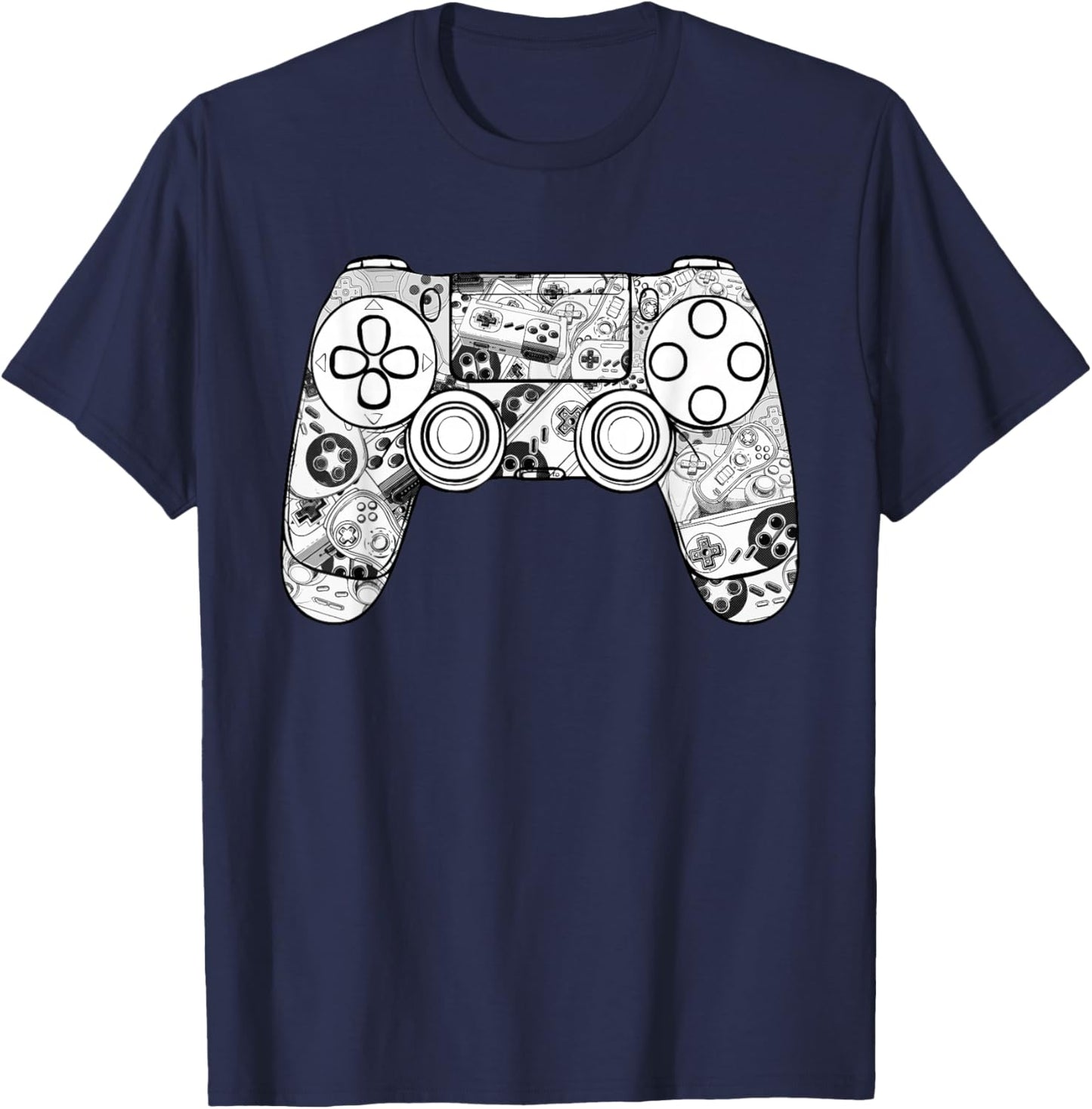 Gamer Shirt Gaming Shirts Boys Video Game Controller T-Shirt - T-Shirt | Navy