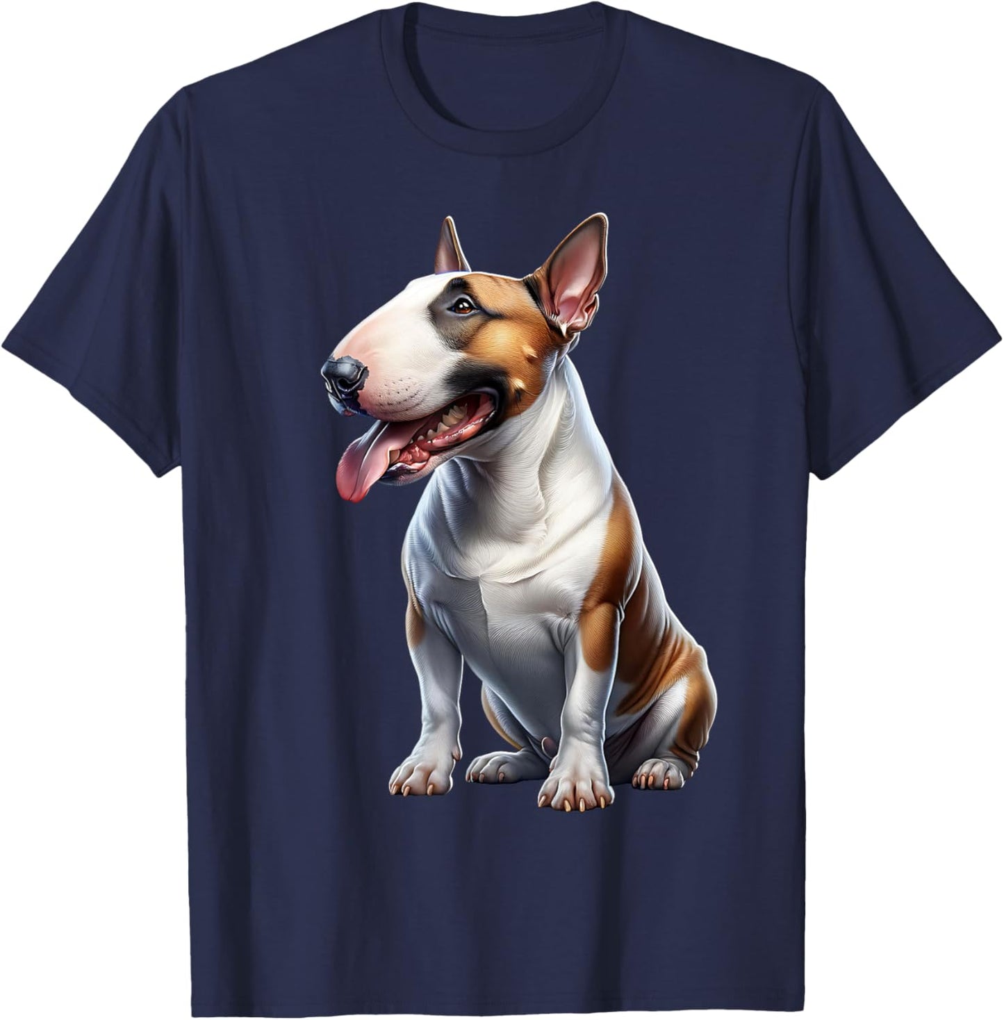 Bull Terrier Design Bullterrier T-Shirt - T-Shirt | Navy