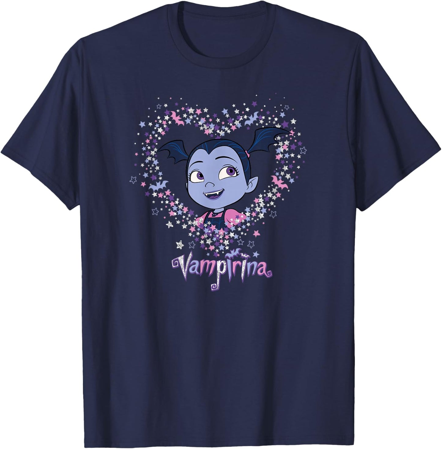 Disney - Vampirina Sparkly Heat T-Shirt - T-Shirt | Navy