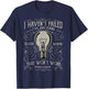 I Haven't Failed - Thomas Edison Bulb T-Shirt - T-Shirt | Navy