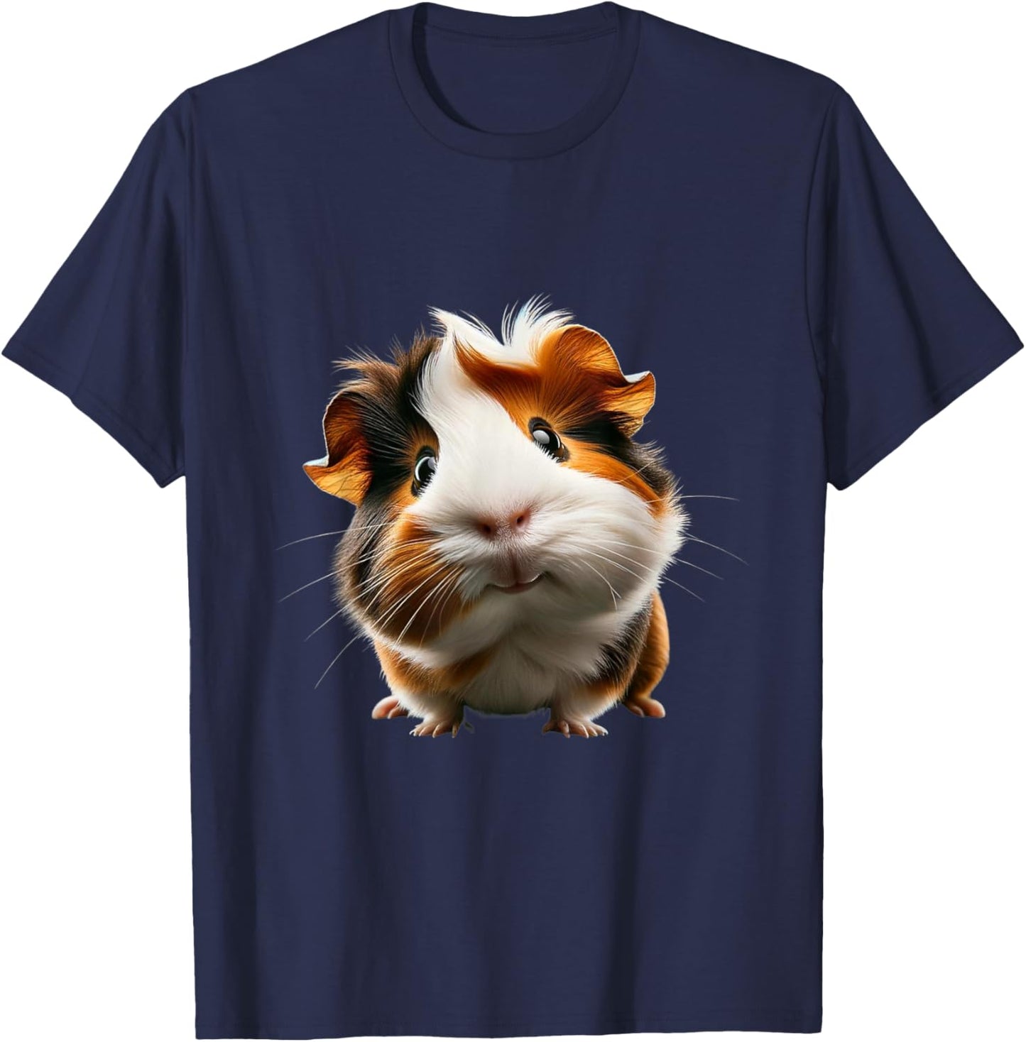 Just Sweet Designs Adorable Guinea Pig Design , Small, Black T-Shirt - T-Shirt | Navy