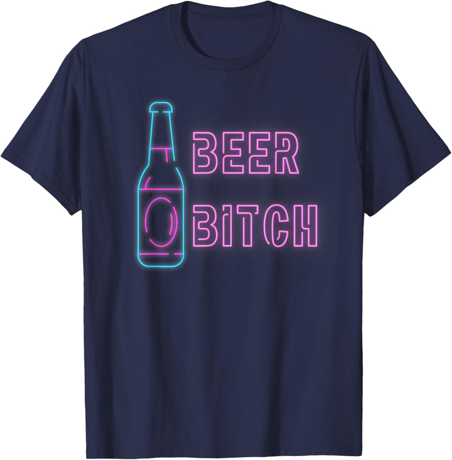 Beer Bitch Golf Girl Drink Girl T-Shirt - T-Shirt | Navy
