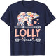 Lolly Bear Lolly Grandma Lolly Grandmother T-Shirt - T-Shirt | Navy