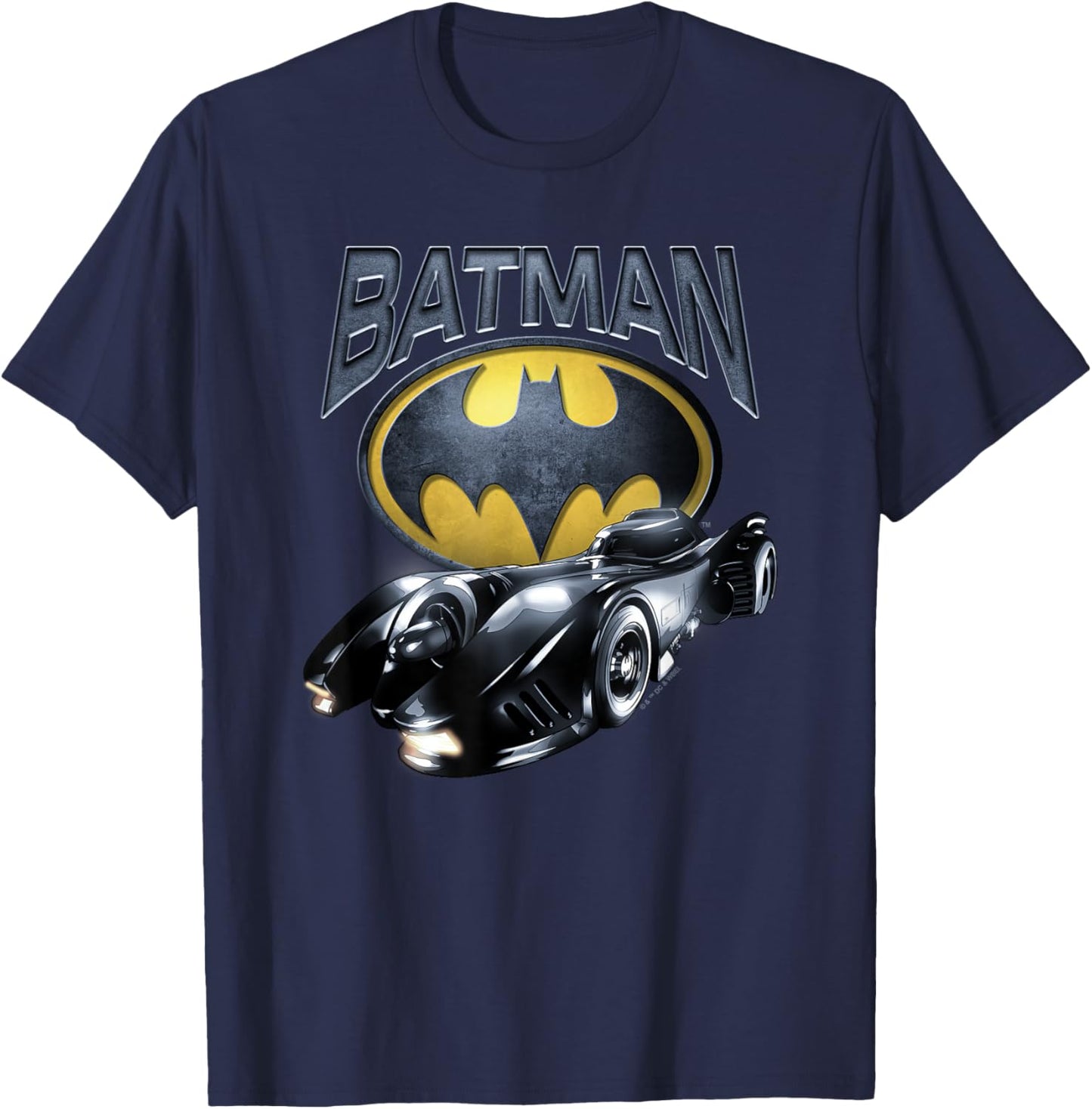 The Flash Movie Batman Batmobile T-Shirt - T-Shirt | Navy