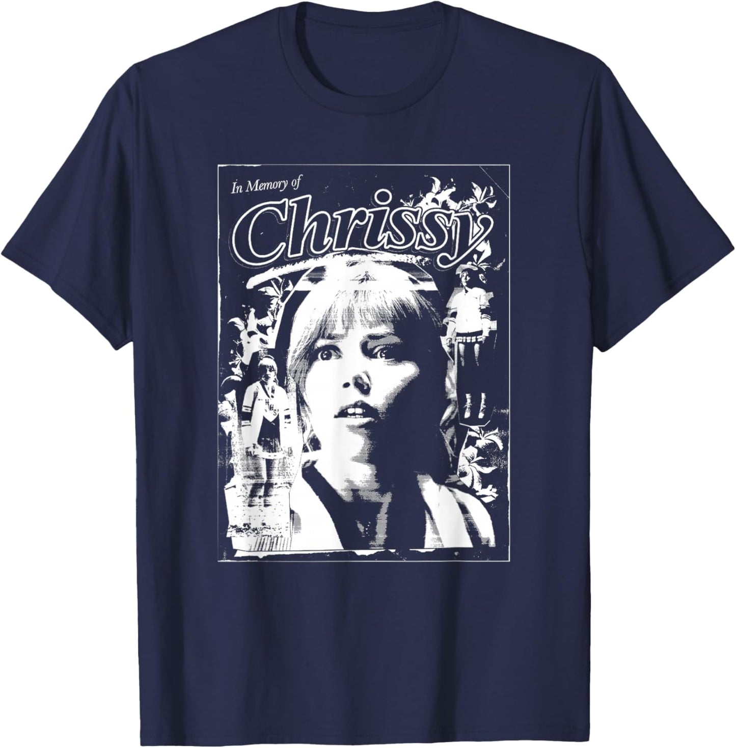 Stranger Things Hellfire Club Chrissy In Memory of T-Shirt - T-Shirt | Navy