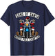 Sons Of Santa Merry Christmas Rocker Motorcycle Skeleton T-Shirt - T-Shirt | Navy
