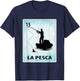 La Pesca Mexican Fishing Cards T-Shirt - T-Shirt | Navy