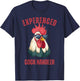 Experienced Cock Handler Funny Chicken Rooster Adult Meme T-Shirt - T-Shirt | Navy