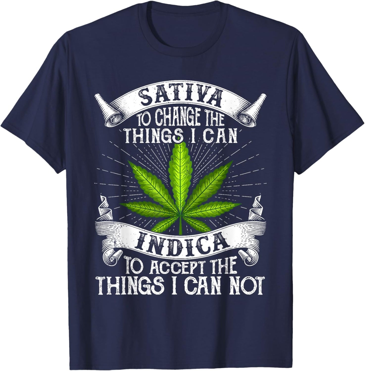 World's Dopest Mom Weed Leaf 420 Funny Mother's Day T-Shirt - T-Shirt | Navy