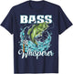Patriotic anglers American Bass Pro whisperer fisherman T-Shirt - T-Shirt | Navy