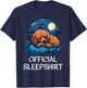 Official Sleepshirt Poodle Nightshirt Pajama Her T-Shirt - T-Shirt | Navy