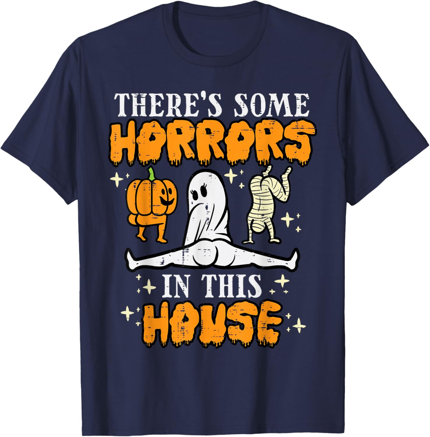 Halloween Some Horrors In This House Funny Costume Women T-Shirt - T-Shirt | Navy