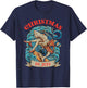Christmas in July Summer Shark Vacation Xmas Surprise Men Women Kids T-Shirt - T-Shirt | Navy