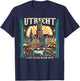 Utrecht Netherlands Travel Vacation I Love Utrecht T-Shirt - T-Shirt | Navy