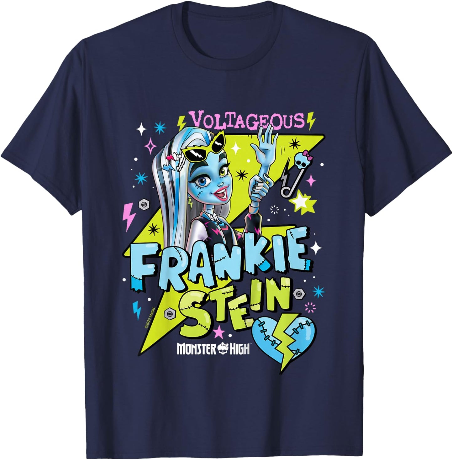 Monster High - Frankiestein Voltageous T-Shirt - T-Shirt | Navy